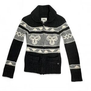 TNA Sea to Sky lambswool cardigan sweater NWOT size MEDIUM